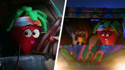 Pixar 发布手工定格短片《Fruit & Nut》：花生与草莓版「末路狂花」